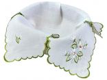 Serwetka haftowana do koszyczka na pieczywo 44x44 cm matgaretki wz 909 1 szt wielkanocna